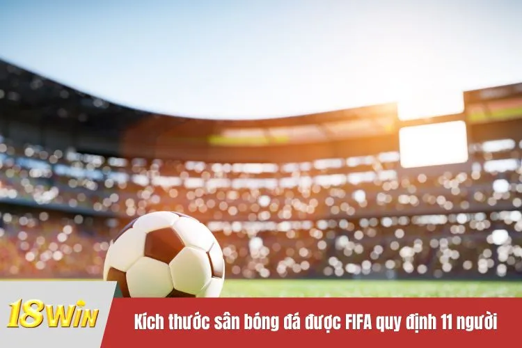 Kích thước sân bóng đá được FIFA quy định 11 người